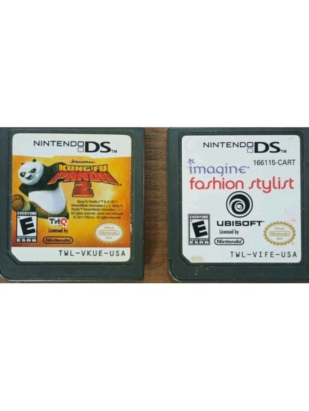 Kung Fu Panda - Nintendo DS 2008 - & Imagine Fashion Stylist GAMES ONLY NO CASE